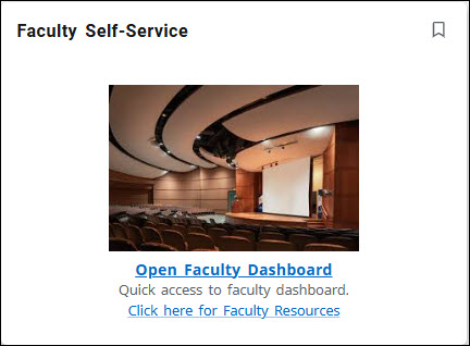faculty dashboard