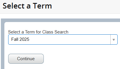 Select Term