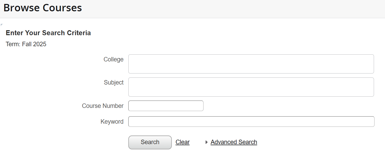 basic search view Basic Search