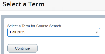 Select Term
