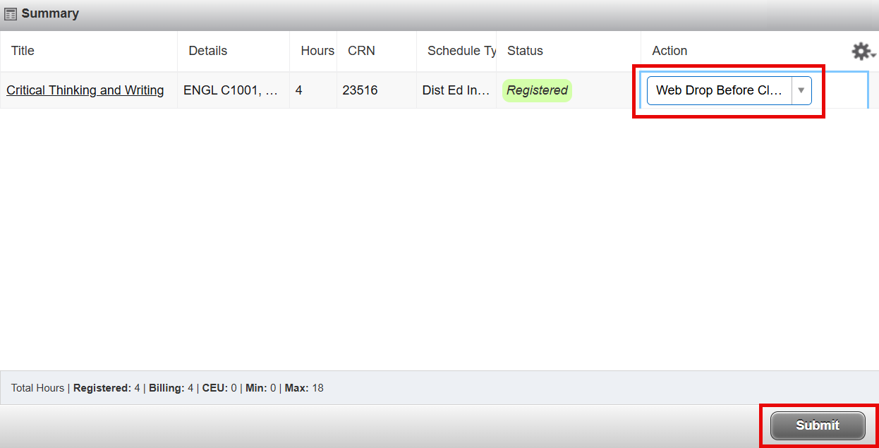 drop submitted drop submitted