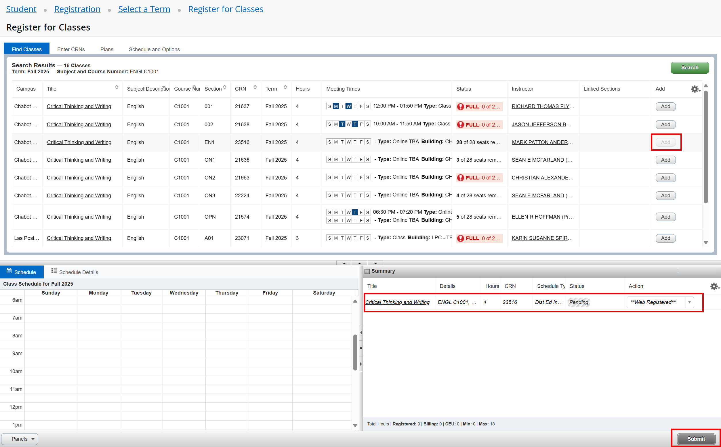 add class from plan add class from plan