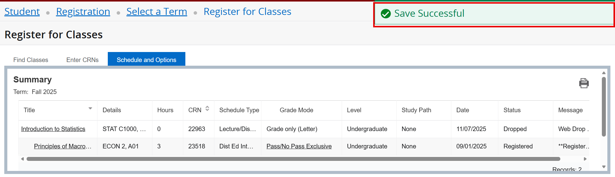 grade mode confirmed grade mode confirmed