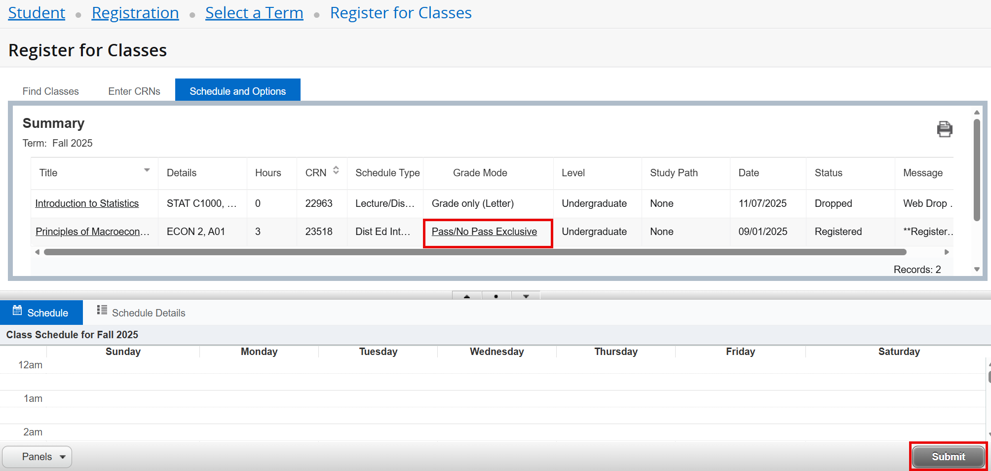 grade mode update grade mode update