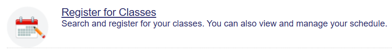 Register for Classes