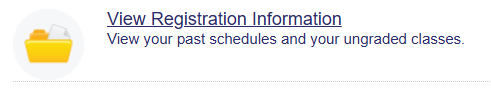 View Registration Information